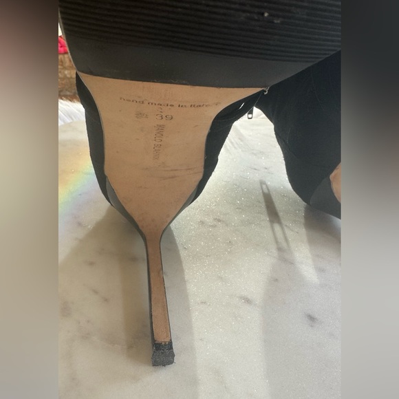 Manolo Blahnik Bootie Calf Heels - Picture 11 of 12
